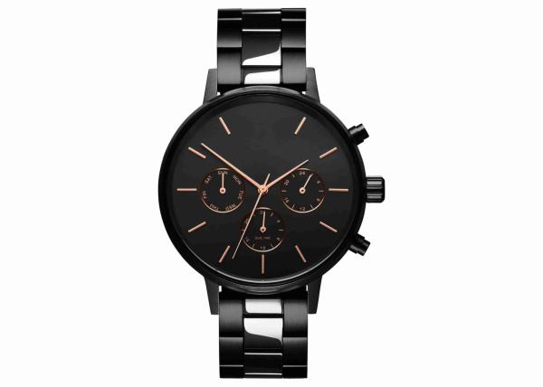 Buy cheap Black and silver mens stainless steel watches design your own watch for men from wholesalers