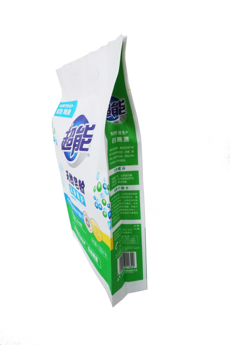 Moisture Proof Digital Printing Up To 13 Colors Laundry Supply Soap Powder Packaging