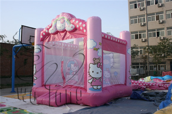 small new kitty cat inflatable bouncer for sale