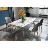 Buy cheap Fashionable 140x80x76cm Home Luxury Marble Dining Table from wholesalers