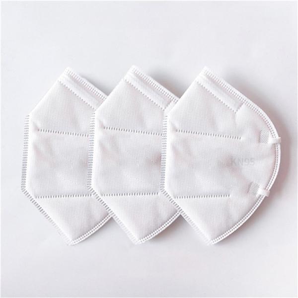 Quality 4 Layer Protection Foldable FFP2 Mask , Ear Wearing Disposable Protective Mask for sale