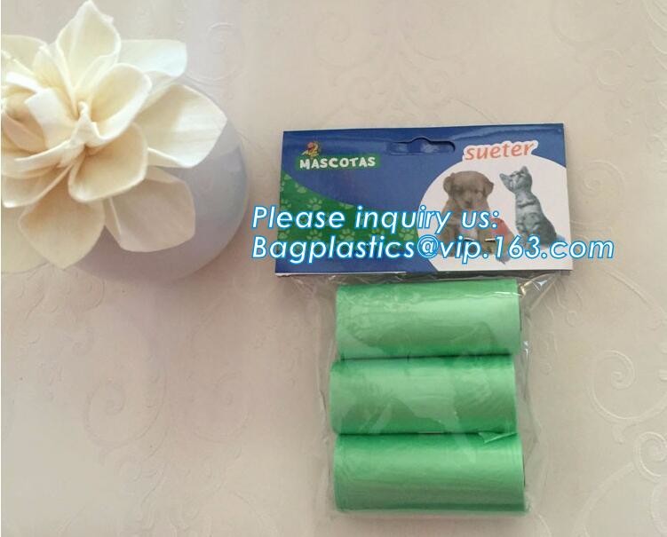 Biodegradable Compostable Scented High Quality HDPE Plastic Baby Nappy Sacks Baby Diaper Bags with Tie Handles, bagease