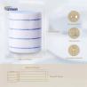 Buy cheap 12x42cm Microfiber Cleaning Mop White Fabric Blue Stripes Non-Woven Cloth Disposable Mop Refill Pad from wholesalers
