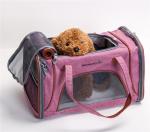Grey Airline Approved Pet Carrier Bag For Small Dogs Fits Underneath Airplane