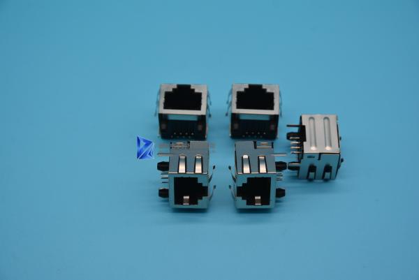 Buy cheap RJHSE-5380 1.5ADC 125VAC Single Port Modular Jacks RJ45 Amphenol from wholesalers