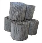 Round Flat Wire Stainless Steel Wire Mesh Conveyor Belt For Oven