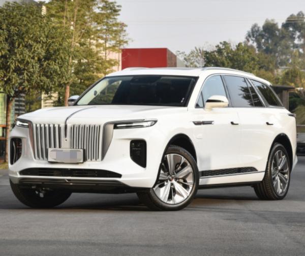 Buy cheap Hongqi E-HS9 2022 690km Qiyue edition 5 Door 7 seats SUV Electric Used Car from wholesalers