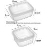 Buy cheap Leakproof Food Container Refrigerator Food Container Sealed Lid Large Capacity Transparent Storage Box Coarse from wholesalers