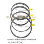High Carbon SK4 Bandsaw Blades for Wood Working (Black Hardened) Size:1638mmx12