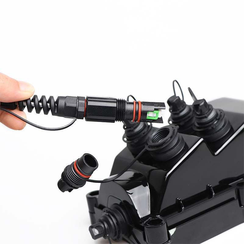 FTTA IP68 Waterproof Fiber Optic Connector Reinforced Adapter SC APC