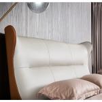 King Size Platform Leather Back Bed Frame