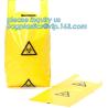 Buy cheap 44 Gallon 37" X 50" Red Isolation Infectious Waste Bag / Biohazard Bag Linear Low Density 3.0 Mil, bagplastics, bagease from wholesalers