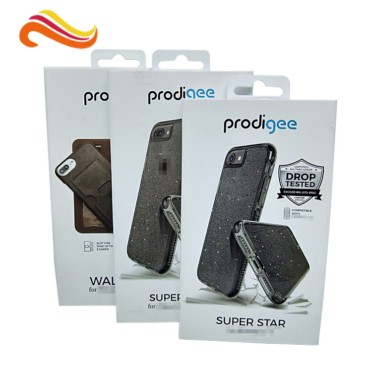 Eco Phone Case Electronics Packaging Custom Matt Lamination Eco - Friendly