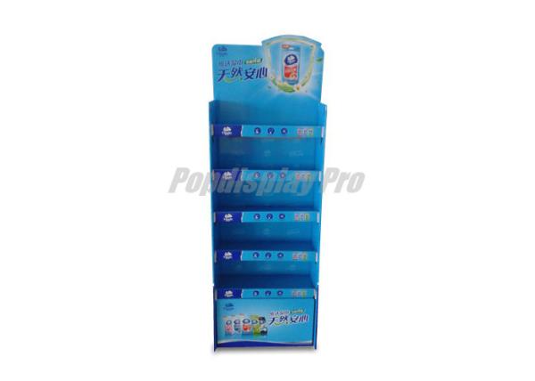 Buy cheap Eye Catching Cardboard Corrugated Floor Displays 5 - Tier Easy Assembly from wholesalers