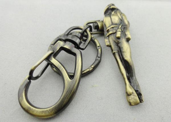 Zinc Alloy / Pewter Metal Scuba Diving Customized Key Chain, Pewter Antique