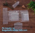 Fabric zipper professional vinyl slider bag pvc zipper bag, clothing packaging