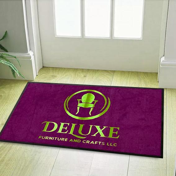 Buy cheap Company Custom Logo Mat For Business Nylon Fiber Rubber Backing from wholesalers