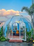 Buy cheap Aluminum Glamping Dome Tents Diameter 5m Waterproof Dome Tents from wholesalers