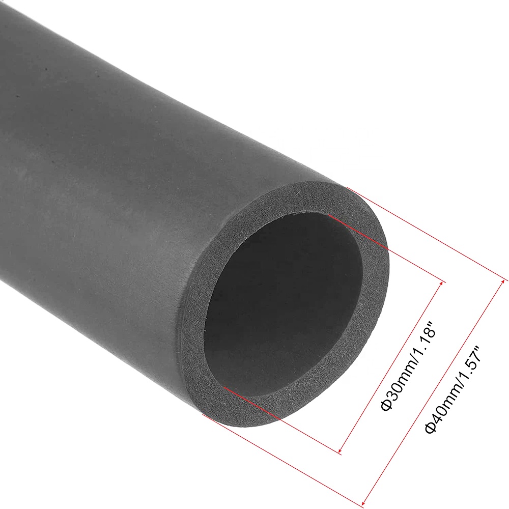 White Pre Slit Insulation Rubber Foam with Adhesive 8mm*10mm or Customizable