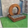 Buy cheap SGS Decorative Outdoor Corten Steel Rain Curtain Water Feature 2mm Thick from wholesalers