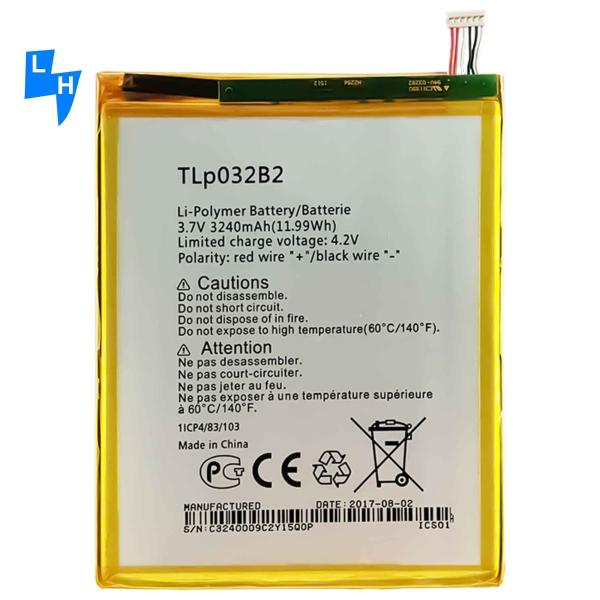 Buy cheap 3240mAh TLP032B2 TLP032BD POP7S P310A OT9006W PIXI 8 battery for alcatel OneTouch POP-7 from wholesalers