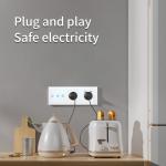 Wall Mount 1 Gang Switch Socket Plastic UL94V0 EU Standard On Off Outlet Switch