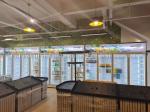 Vertical 5 Layer R290 Commercial Glass Door Freezer Showcase