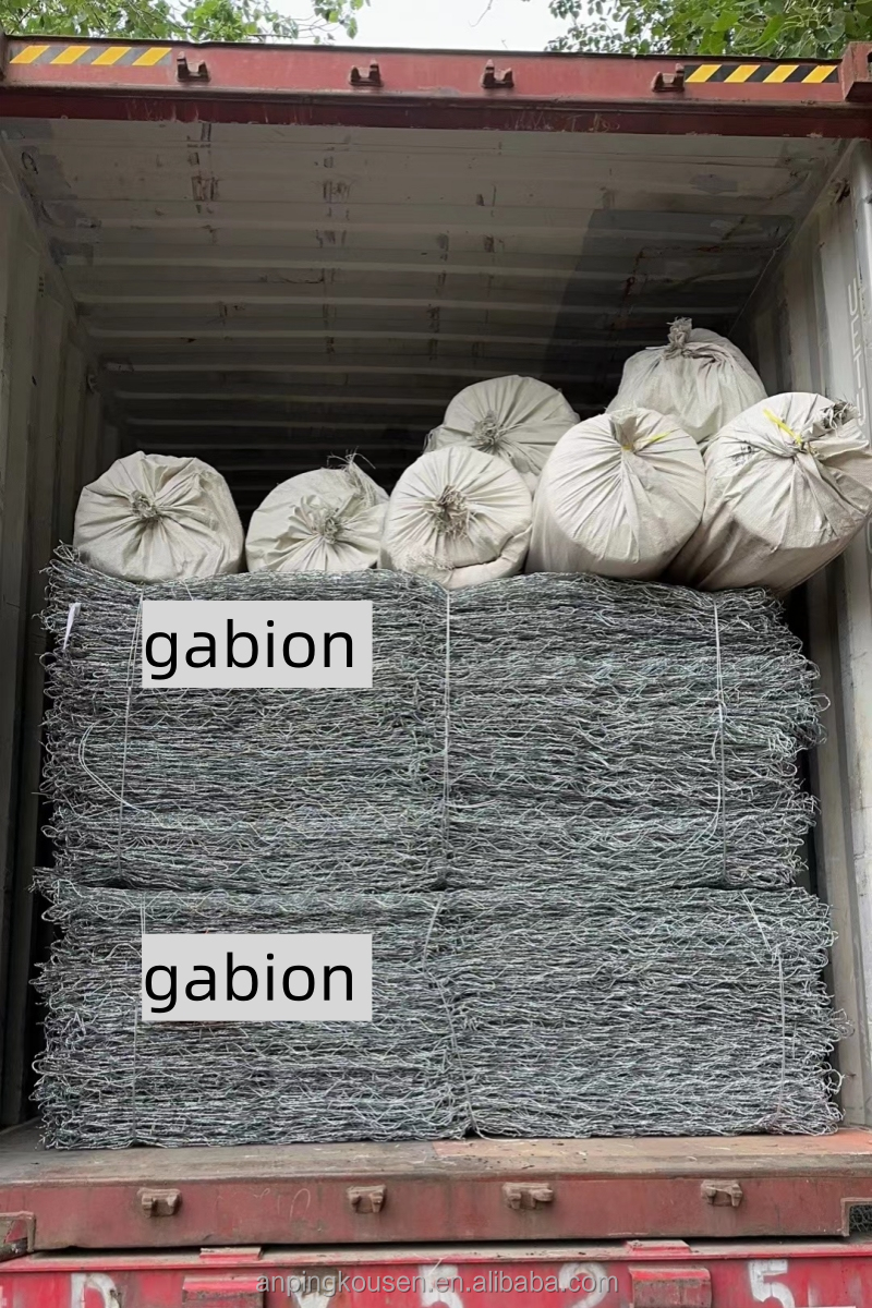 Electric Wire Mesh Gabion Box 2x1x1 for Hot Dipped Galvanized Coating Protection