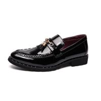 Buy cheap OEM Mens Leather Slip On Dress Shoes Rubber Bottom Men'S Tassel Dress Loafers product