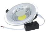 Warm White 10Watt Dimmable LED Panel Light For Shopping Mall / Restaurant