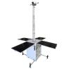 Buy cheap High Mast LED Portable Solar Light Tower Mobile For Parking Lot Lighting from wholesalers