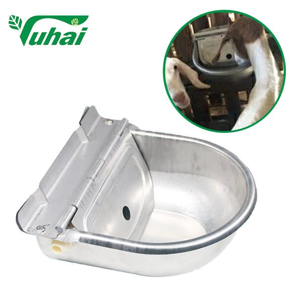 SS304 Livestock Water Bowl Stainless Steel Animal Water Bottle With Floating