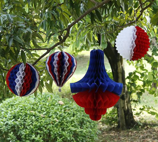 Buy cheap Holiday wedding decoration paper crafts custom multicolor honeycomb ball festive wedding supplies holiday decorations from wholesalers