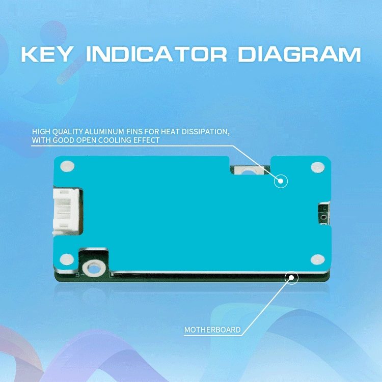 25A Active BMS for 4S LiFePO4: A 25A BMS with Balance Equalizer and Battery Cell Protection Board, Incorporated with NTC for Enhanced Safety and
