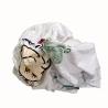 Buy cheap No Dirty 40kg/Bale White Cotton Rags With Print And Logo from wholesalers