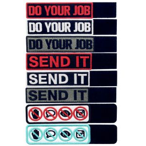 China Clothing Garment Embroidery Custom Embroider Patch Hook and Loop Patch on sale