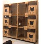 Customized Multilayer Luxury Solid Wood Cat Villa Multifunction Durable