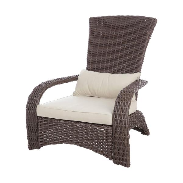 Buy cheap Patio Sense Deluxe Wicker Chair All Weather For Porch Lawn Garden from wholesalers