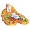 Buy cheap Orange Space Shuttle Inflatable Obstacle Course Sports Games 30m Long Interactive from wholesalers