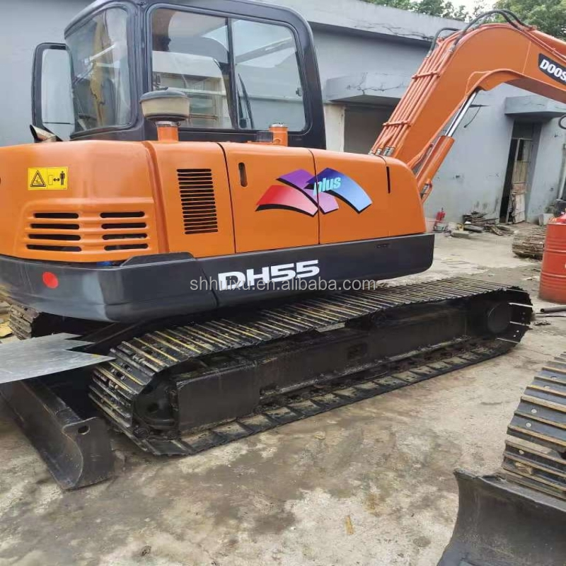 mini used crawler digging machine doosan dx55/secodn hand high quality excavator doosan dx55