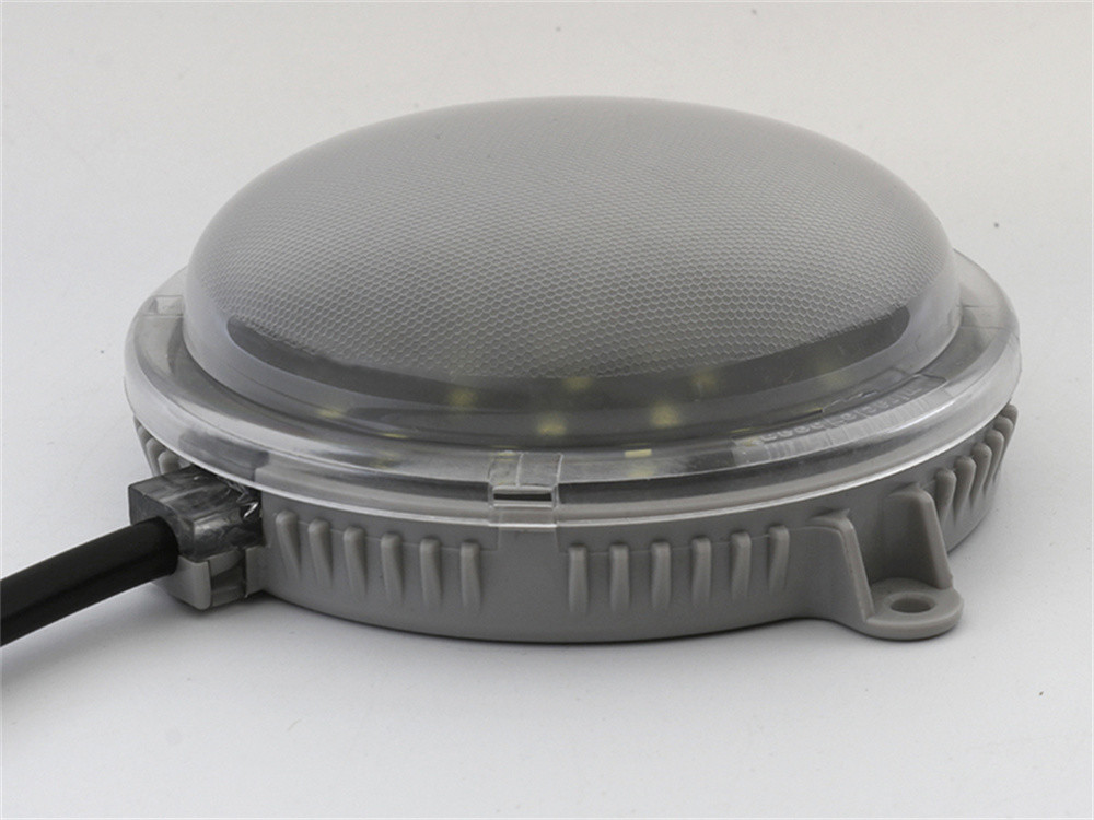 DC36V 5W 100mm Waterproof LED Point Light PC Shell IP67 CE ROHS