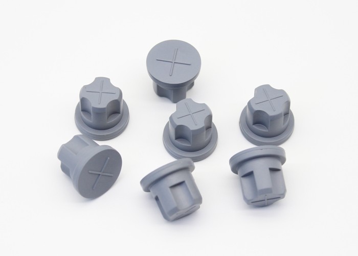Grey 15-D4 Pharmaceutical Rubber Stoppers With Perfect Air Tightness