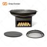 Buy cheap Natural Rust Corten Steel Metal Large Barbecue Grill Outdoor Fire Pit Customized from wholesalers