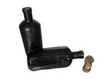 750ml Matte Black Glass Liquor Bottle for Wine within Clients' Specific
