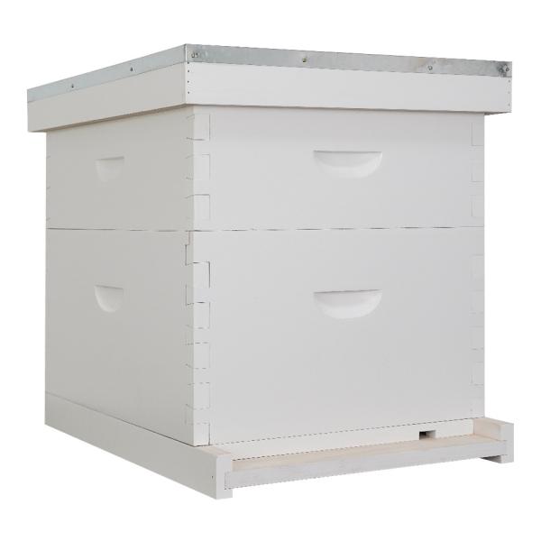 Buy cheap Pine Wood 10 Frame Langstroth Beehive OEM UV Painting from wholesalers