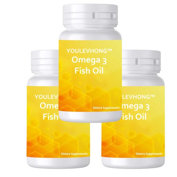 Buy cheap YOULEVHONG® Omega 3 Fish Oil The Popular Dietary Supplement for Joints Heart Brain Health 60 Capsules from wholesalers