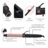 Buy cheap Black Gold Ceramic Curling Iron Wand Automatic Hair Curler For All Hair Types from wholesalers