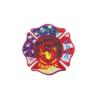 Buy cheap School Twill Clothing Embroidery Patches Iron On Sew On Custom Logo Shape from wholesalers