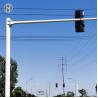 Buy cheap 6M - 7.5M Traffic Light Pole Installing Camera Yellow Green Red Light Pole from wholesalers