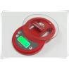 Buy cheap Tempered Glass Home Electronic Scale Red Color For Kitchen Weighing Food from wholesalers